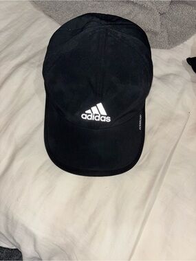 adidas Black and Pink Superlite2 Cap
